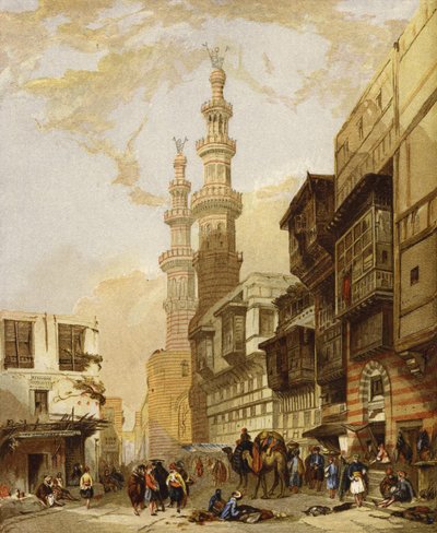 La Puerta de El Cairo de David Roberts
